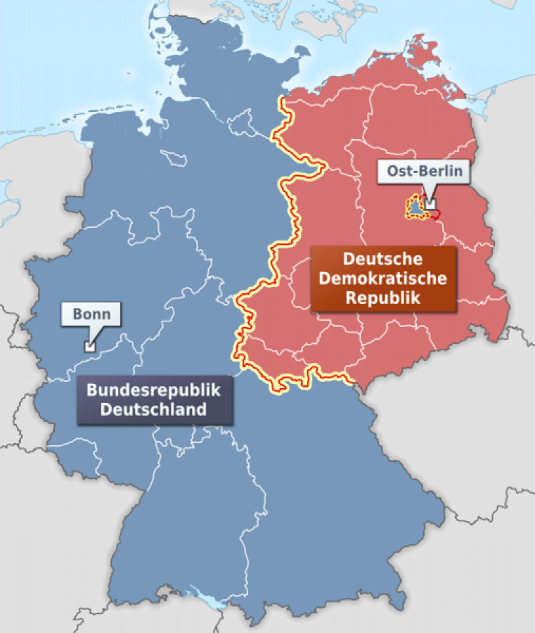 Die Karte Der DDR-Bezirke: Ein Blick Auf Die Administrative Gliederung ...